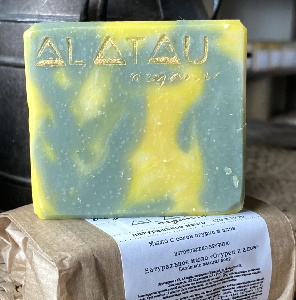 Мыло «Огурец и алоэ» Alatau Organic 120 гр